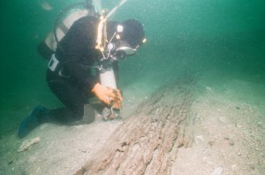 鷹島海底遺跡調査風景