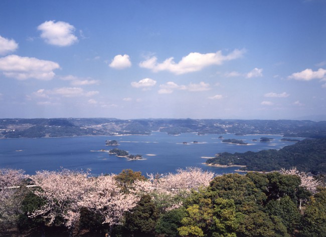 大山公園から見るイロハ島