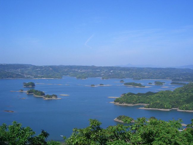 長崎県松浦市福島町　大山公園からの眺め