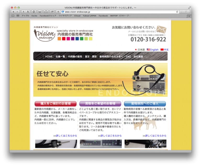 多言語サイトのウェブサイト